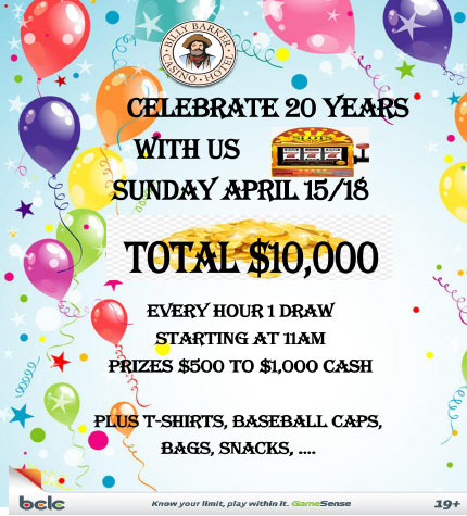 Celebrate 20 Years With Us