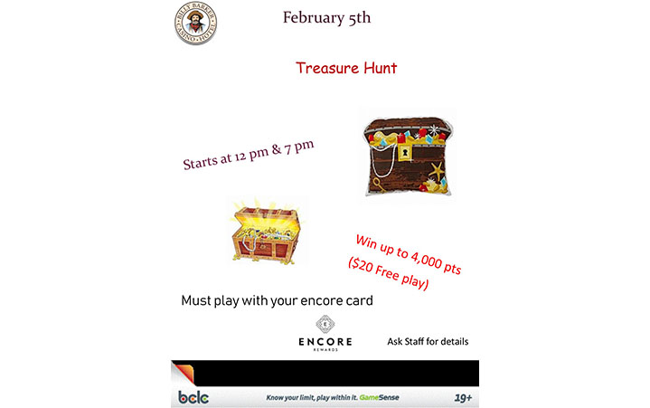 Treasure Hunt Feb 5, 2019