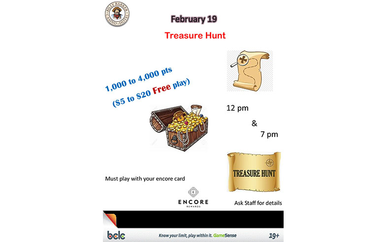 Treasure Hunt Feb 19, 2019