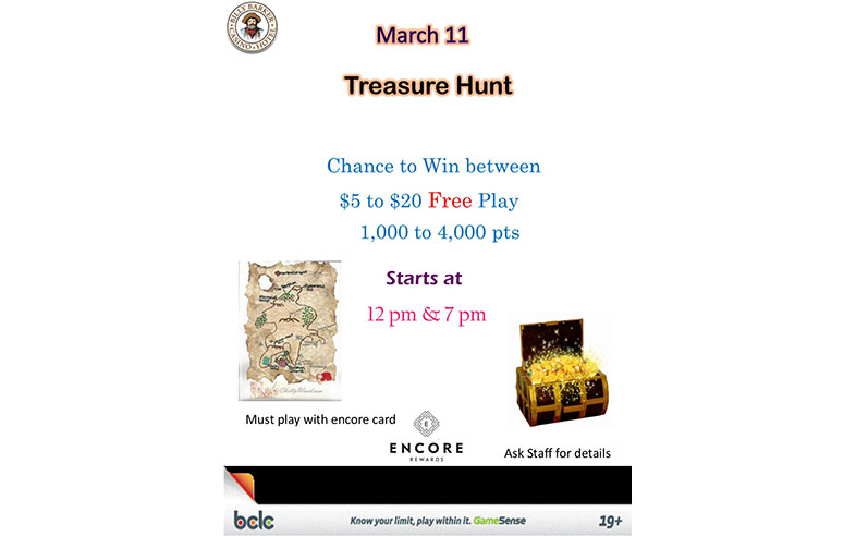 Treasure Hunt Mar 11, 2019